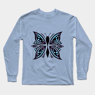 Butterfly Abstract Long Sleeve T-Shirt